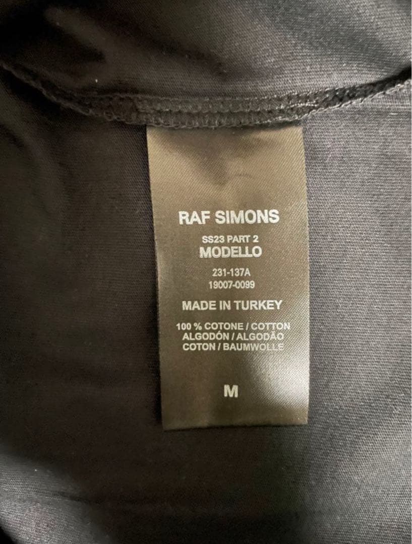 23SS RAF SIMONS kill them all tシャツ