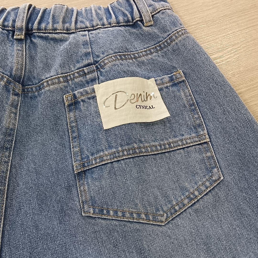 新品タグ付 シニカル デニム ワイド パンツ L〜LLサイズ ブルー Mal.