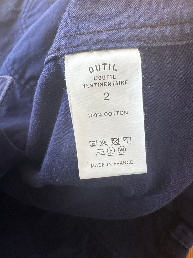 オ*ン様 ウティ　OUTIL モールスキン　カバーオール　サイズ2 フランス製