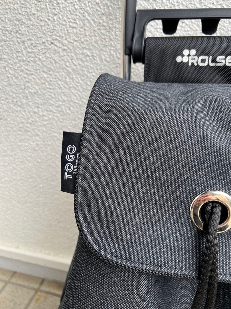 美品✨ROLSER ロルサー　折畳み　ショッピングカート ツイードGY 36L