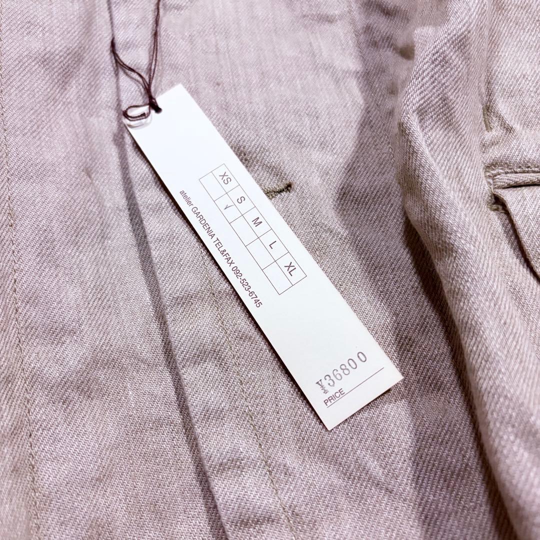 6171 タグ付き ジャンゴアトゥール リネン ジャケット S