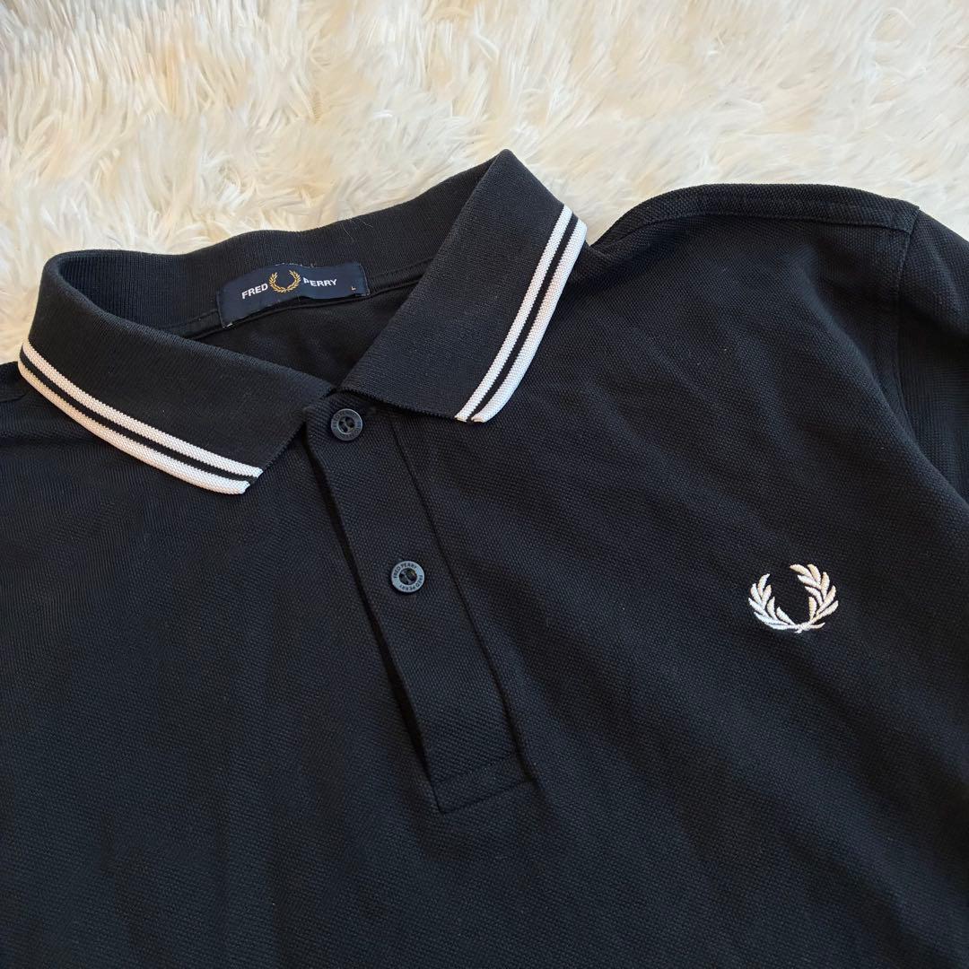 25年モデル FREDPERRY ツインティップラインロングスリーブポロシャツ