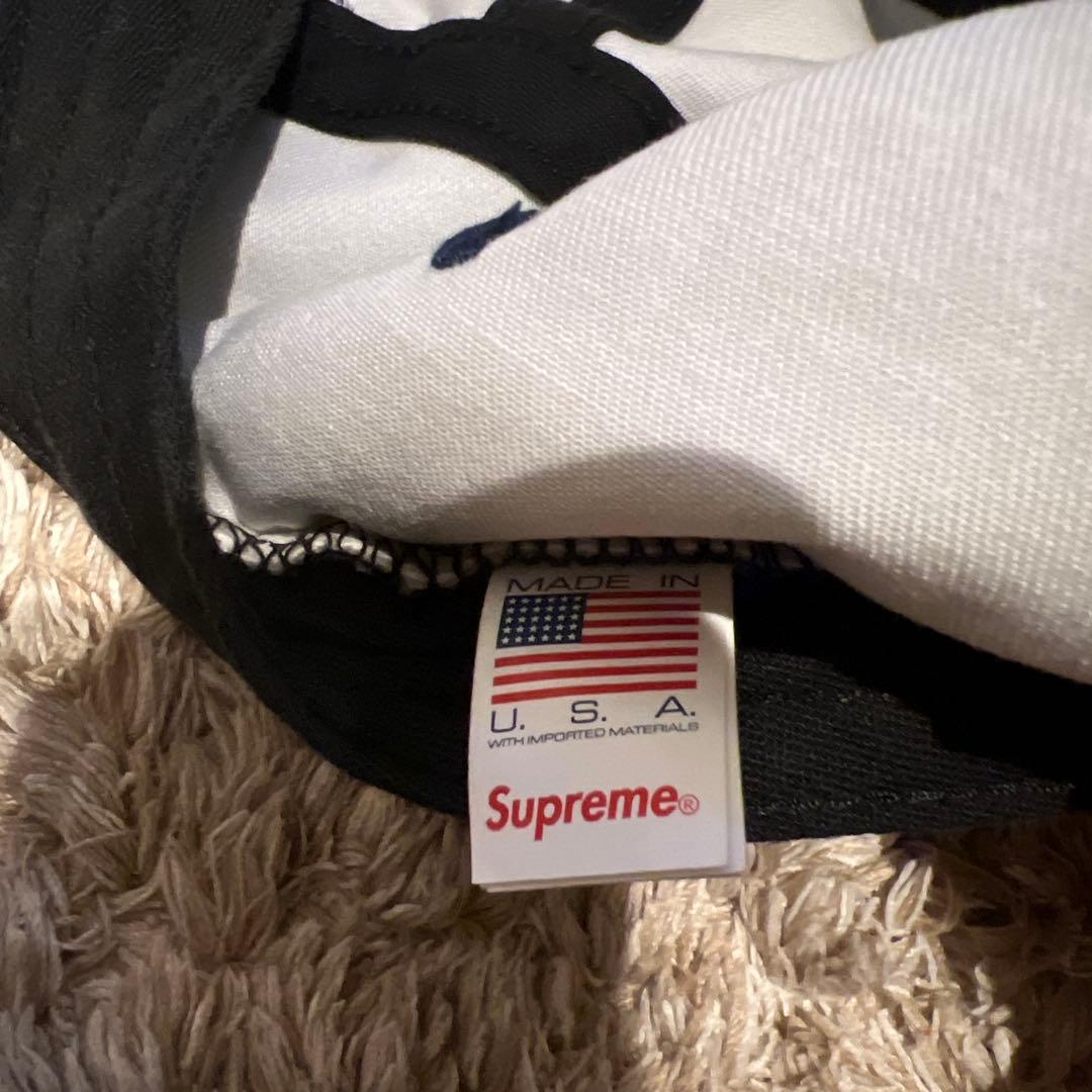 Supreme ネイビー グリーン キャップ