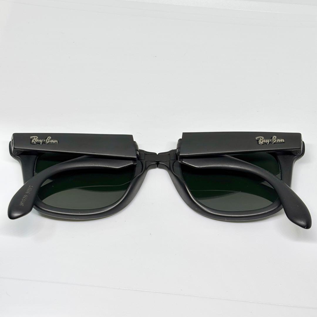 B279 美品✨RayBan WAYFARER サングラス　折りたたみ　フランス