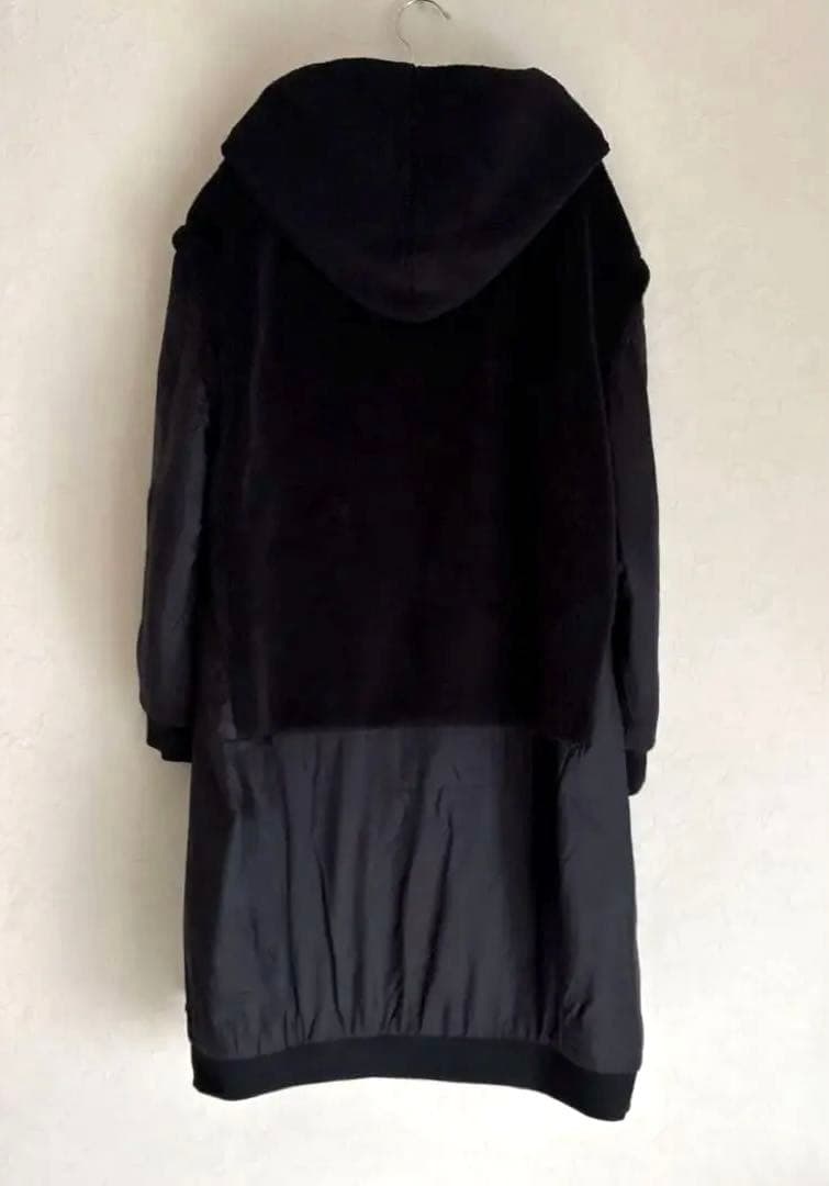 《極美品》antiqua 4WAY ダウンのような暖かさ ボアドッキングアウター