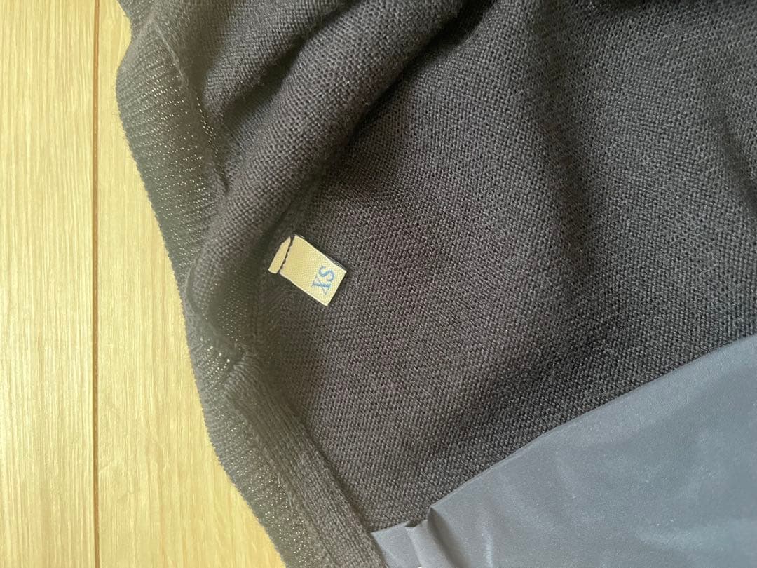 【美品】MONCLER　バックフレア　ネイビーカーディガン春夏レールXS