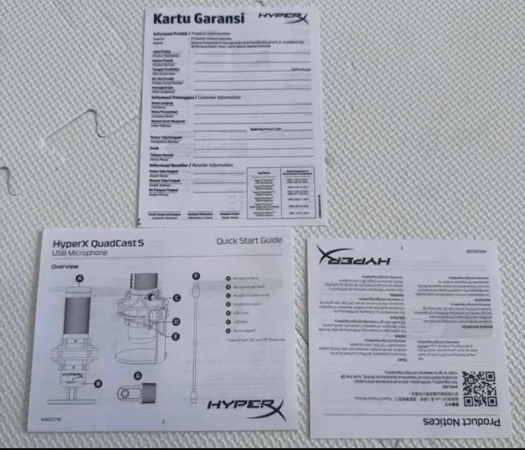 HyperX QuadCast S USBマイク