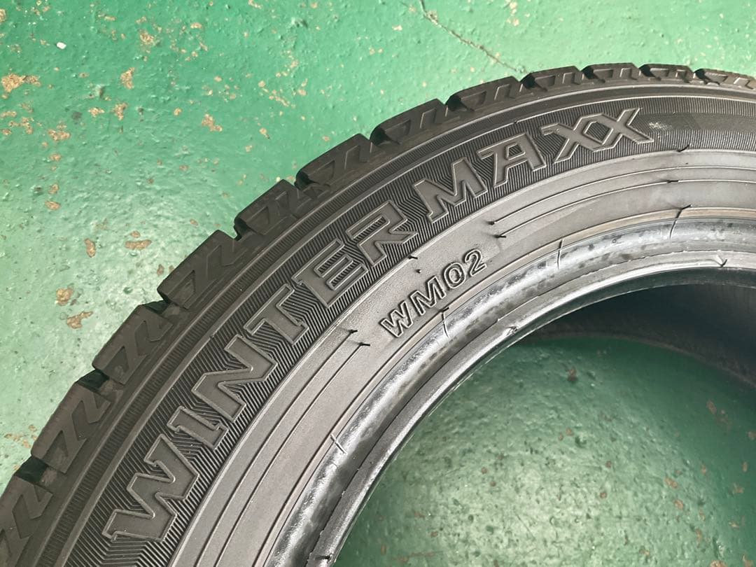 【送料無料】ダンロップ　ウィンターマックスWM02 165/60R15 中古4本