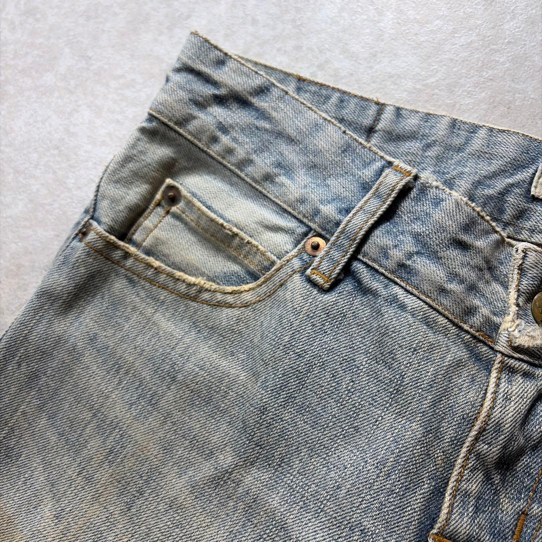 ルグランブルー L.G.B デニム オイル加工ダメージジーンズ ステッチ