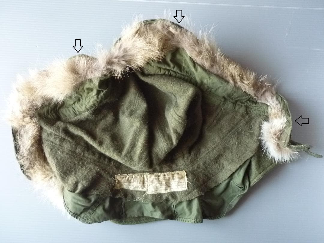 中古品 50s 米軍 M-51 ファーフード モッズコート パーカー コヨーテ