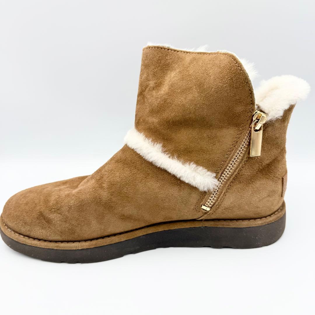 箱付き　UGG　アグ　ムートンブーツ　ラックススピルシームミニ　25cm