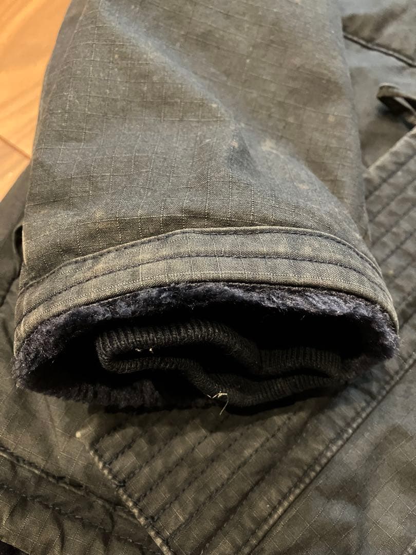 nonnative ノンネイティブ　ミリタリーボアジャケット　モッズコート　紺色