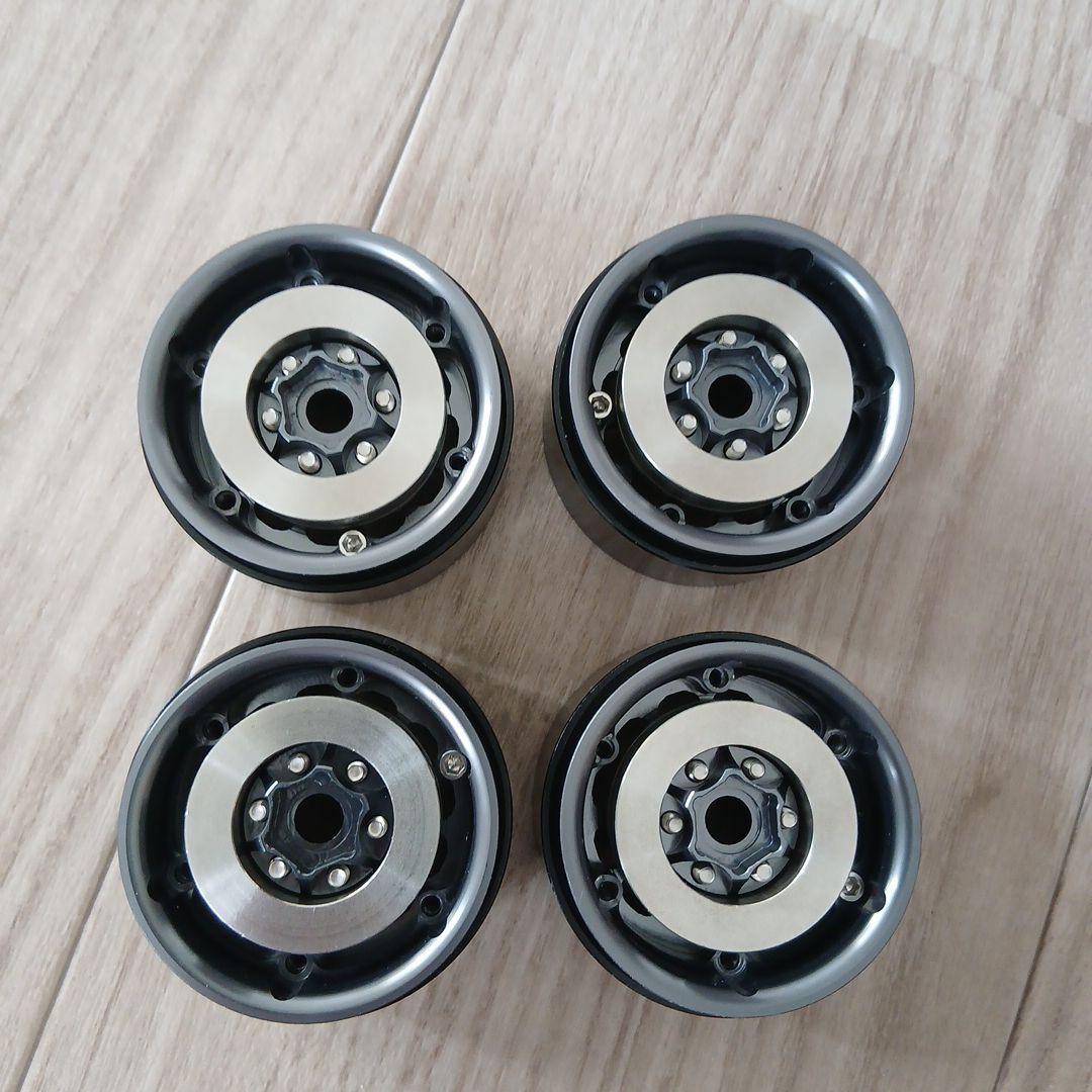 ビードロックホイール1.９ クローラー　トラクサス　アキシャル rc4wd