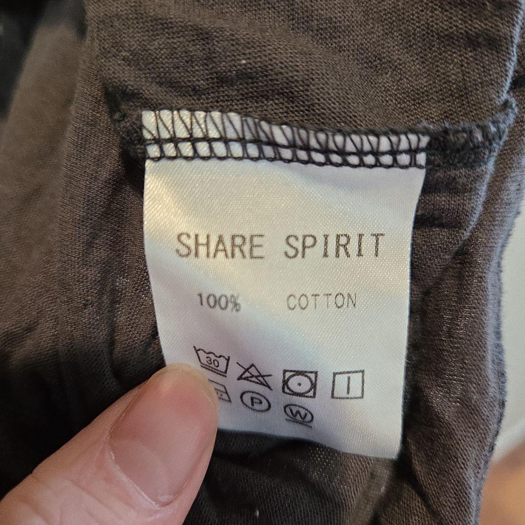 SHARE SPIRIT メンズ タンクトップ グラフィックプリント