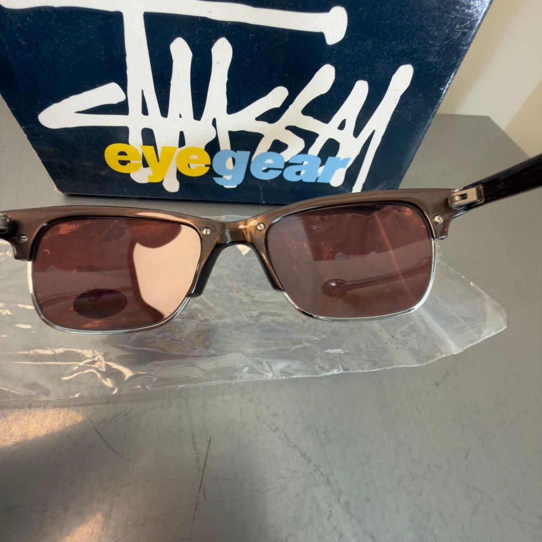 90s デッドストック stussy eye gearサングラス ステューシー