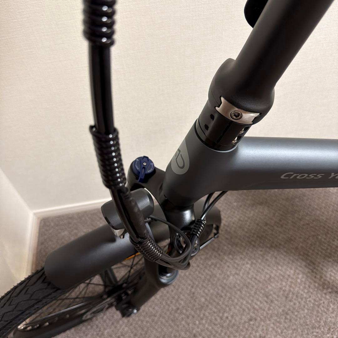 ADO Air 20 Ultra 折りたたみ電動アシスト自転車 グレー