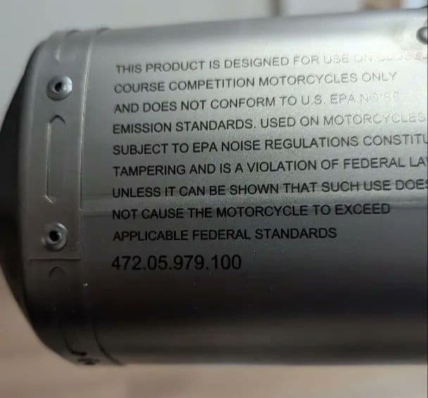AKRAPOVIC レア物サイレンサーTC85 85sx 2018〜用新品未使用