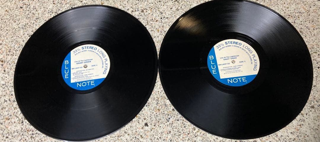 LP輸入盤Grant Green Live ブルーノート盤　2枚組