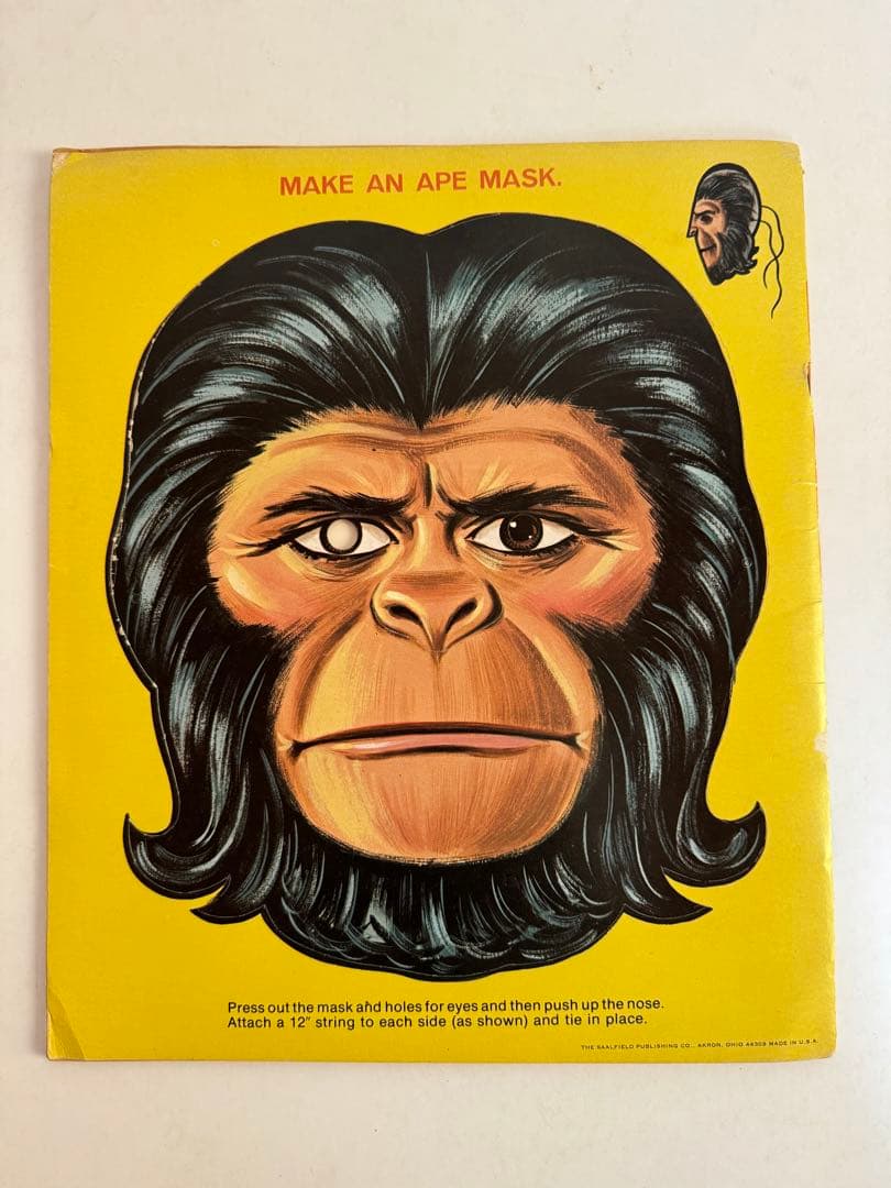 PLANET of the APES ピクチャーアクティビティアルバム-1970