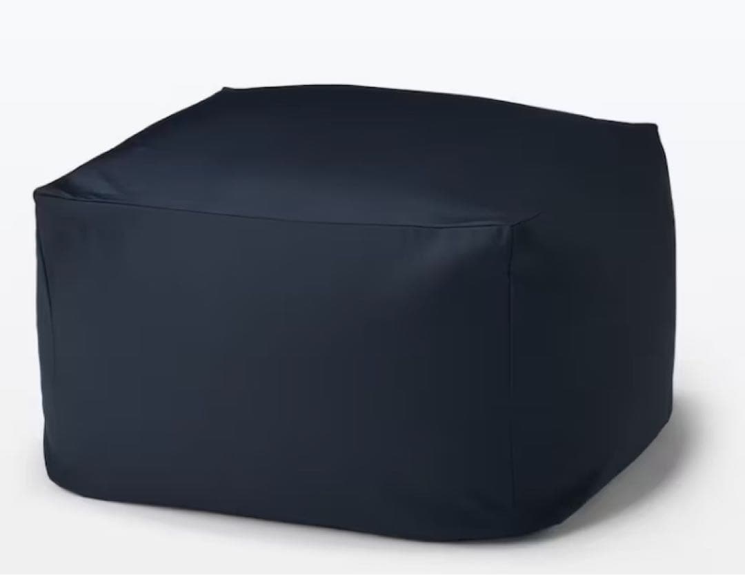 無印良品　本体＋カバーセット　体にフィットするソファ　ネイビー　Mサイズ