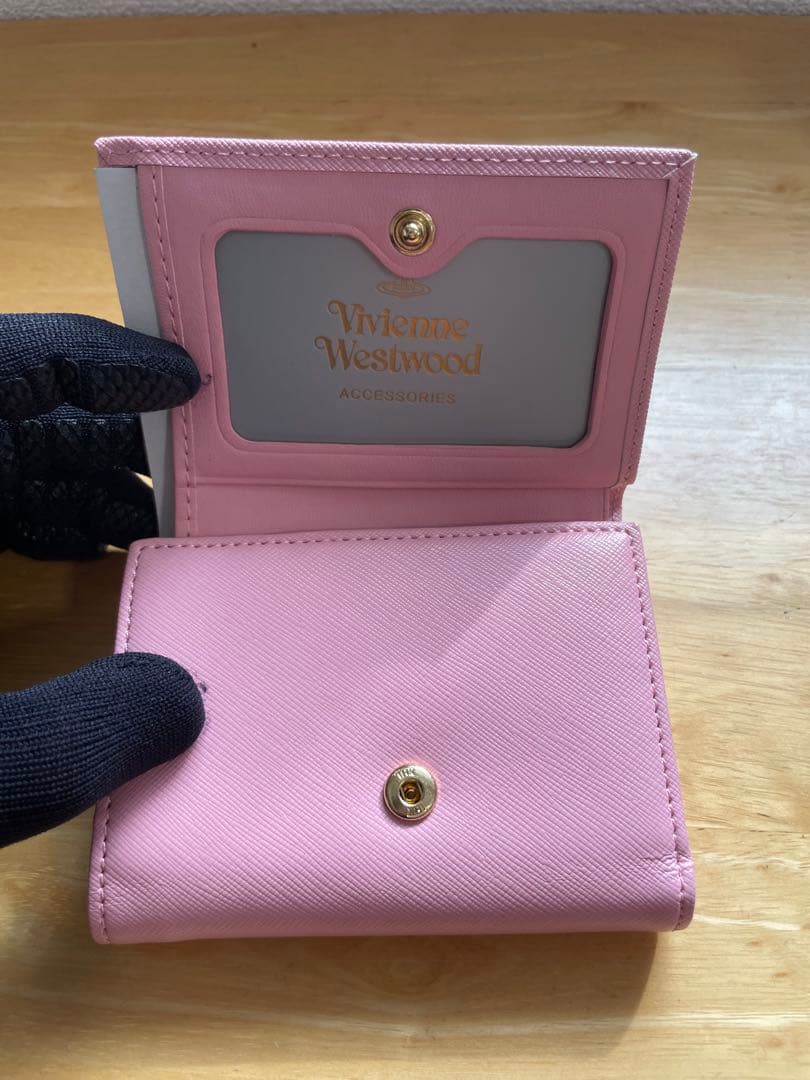 【新品未使用】Vivienne Westwood 三つ折り財布 ピンク
