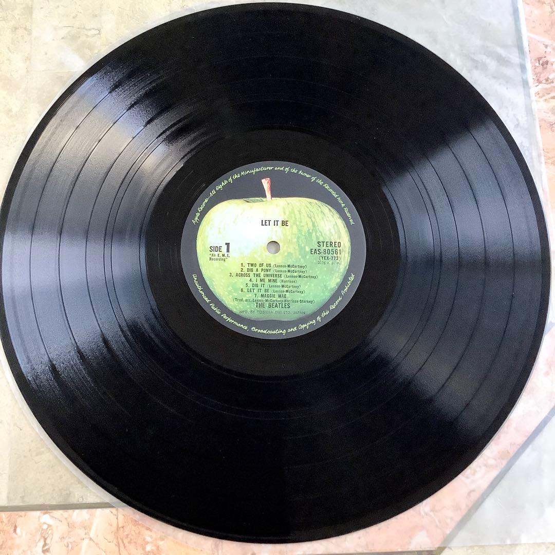 美音! 1976年発売 イギリス国旗帯 ビートルズ レット・イット・ビー