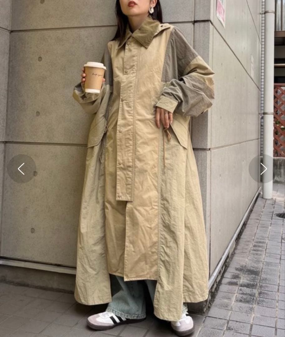 【etsinta×CIAOPANIC TYPY】リメイクナイロンワークコート 春