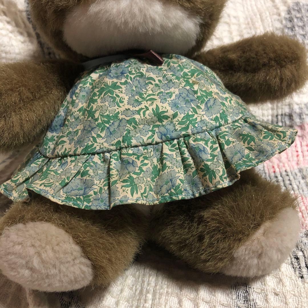 昭和レトロ　ヴィンテージ LIBERTY リバティ　うさぎ　ぬいぐるみ　2コ