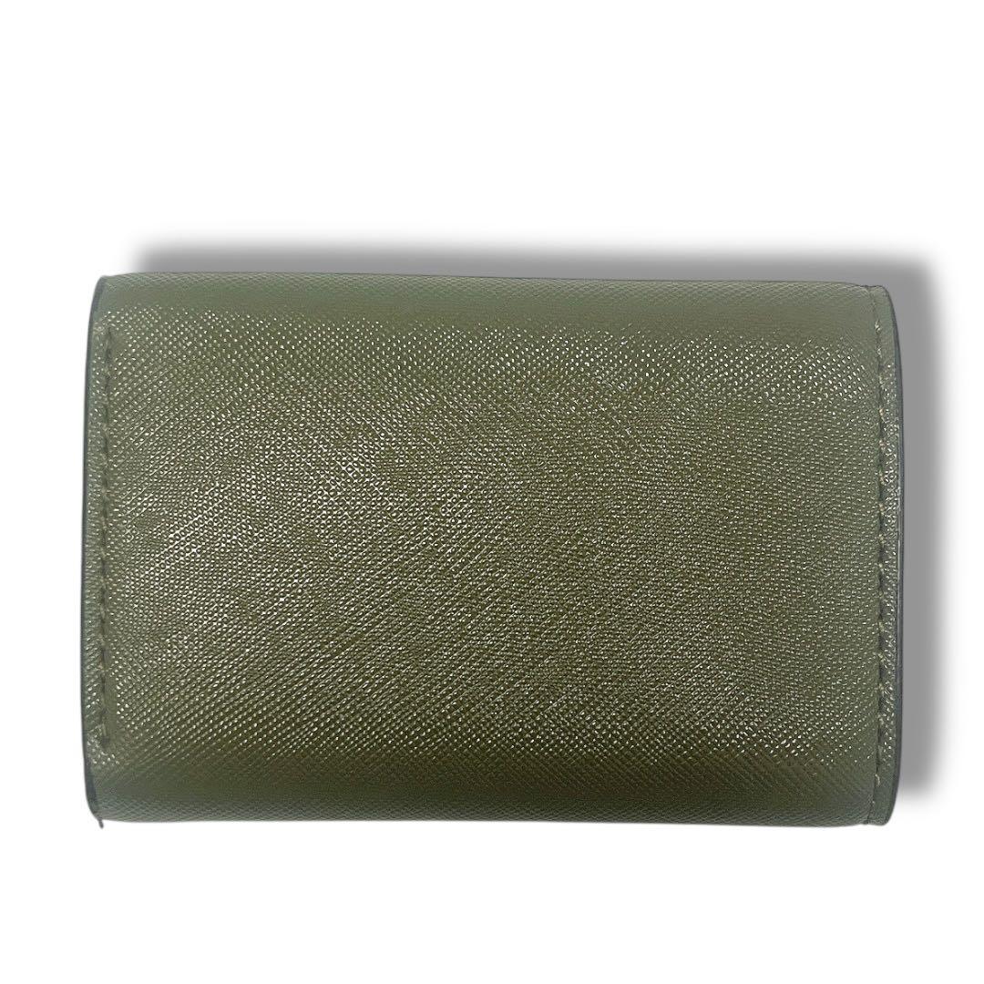 【未使用】MARC JACOBS 三つ折財布 コンパクトウォレット カーキ