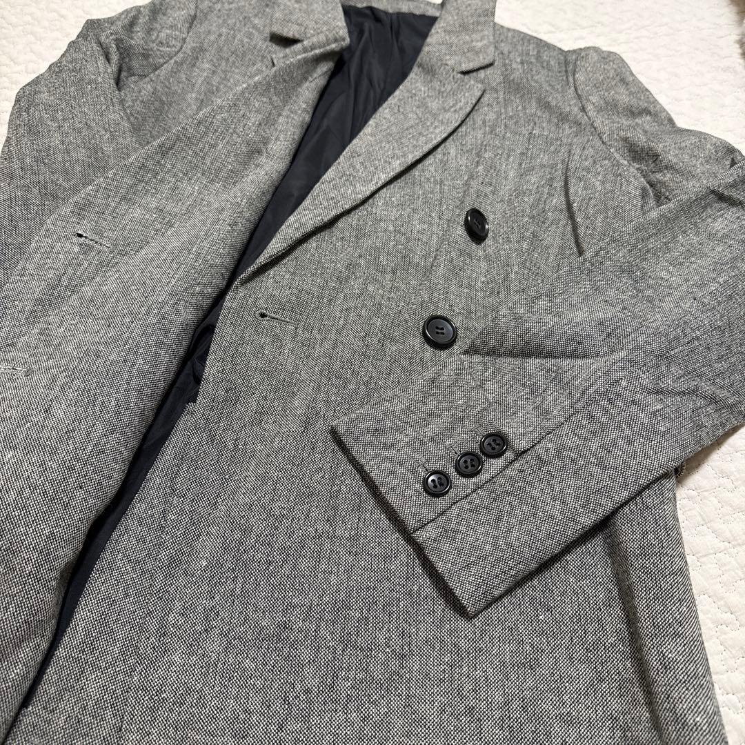 【まりも　新品】 SNIDEL ダブルテーラードジャケット ミックス　S