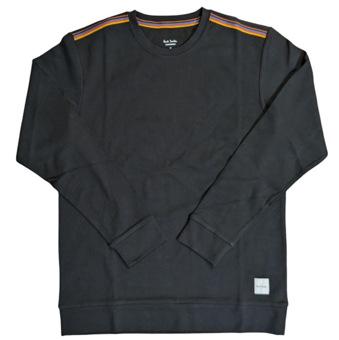 ポールスミス 長袖Tシャツ Ｍ アーティストストライプ　ブラック
