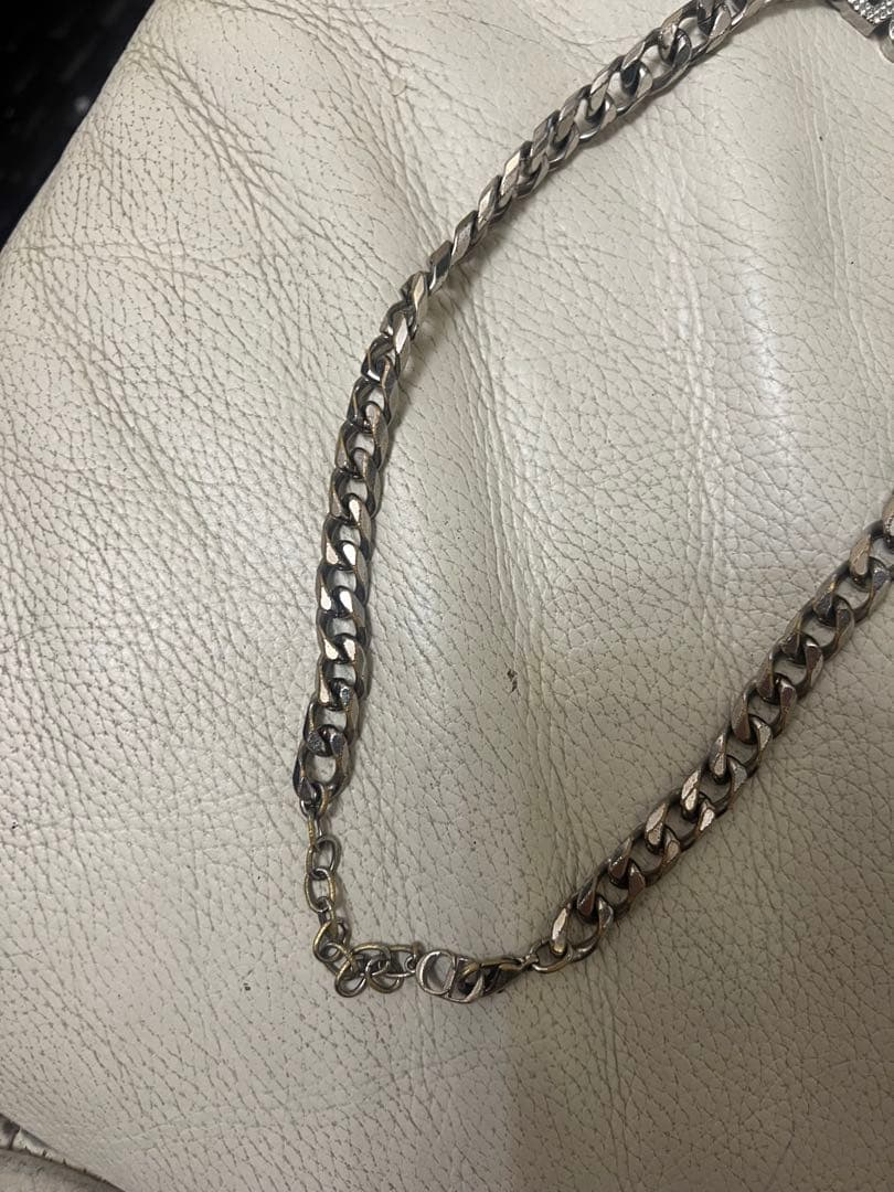確実正規品　Dior シルバー チェーンネックレス