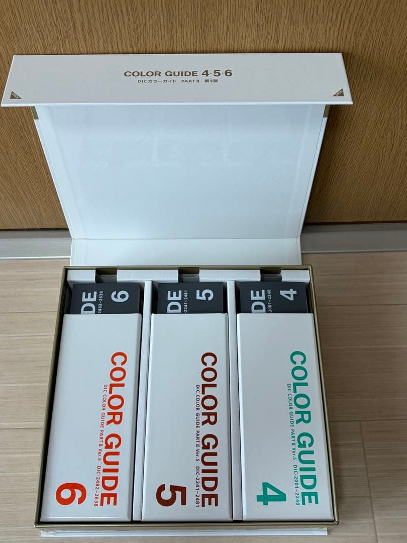 DIC カラーガイド　ＰＡＲＴ２　第５版　4巻・5巻・6巻