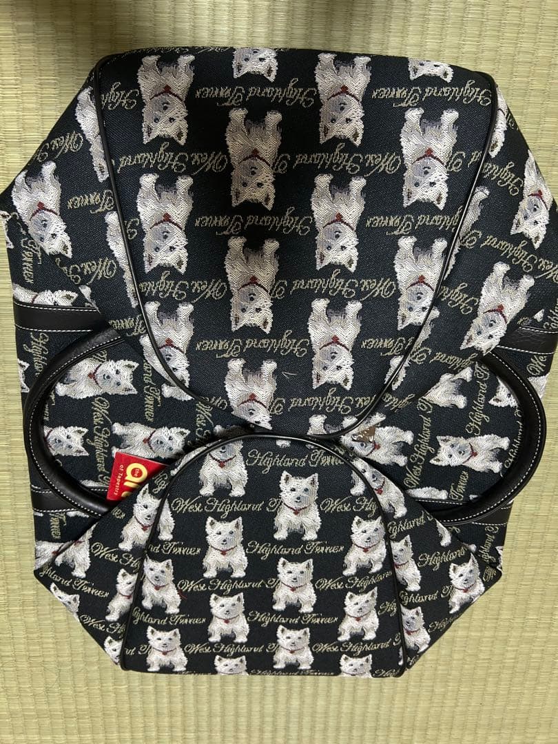 【新品タグ付き袋入り】Signare Lサイズ ボストンバッグ機内持ち込み総刺繍