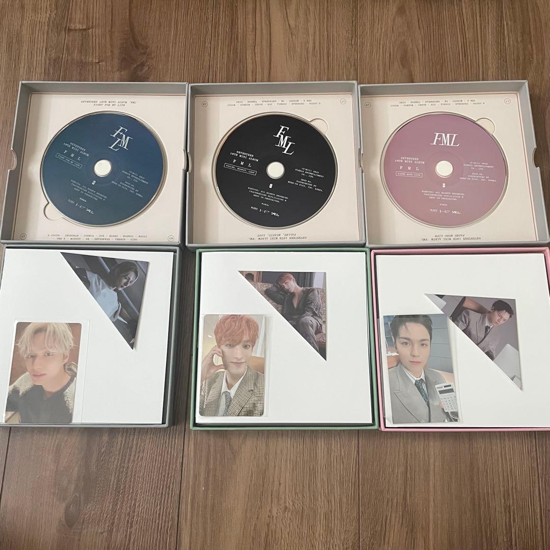 SEVENTEEN アルバムセット トレカ付き