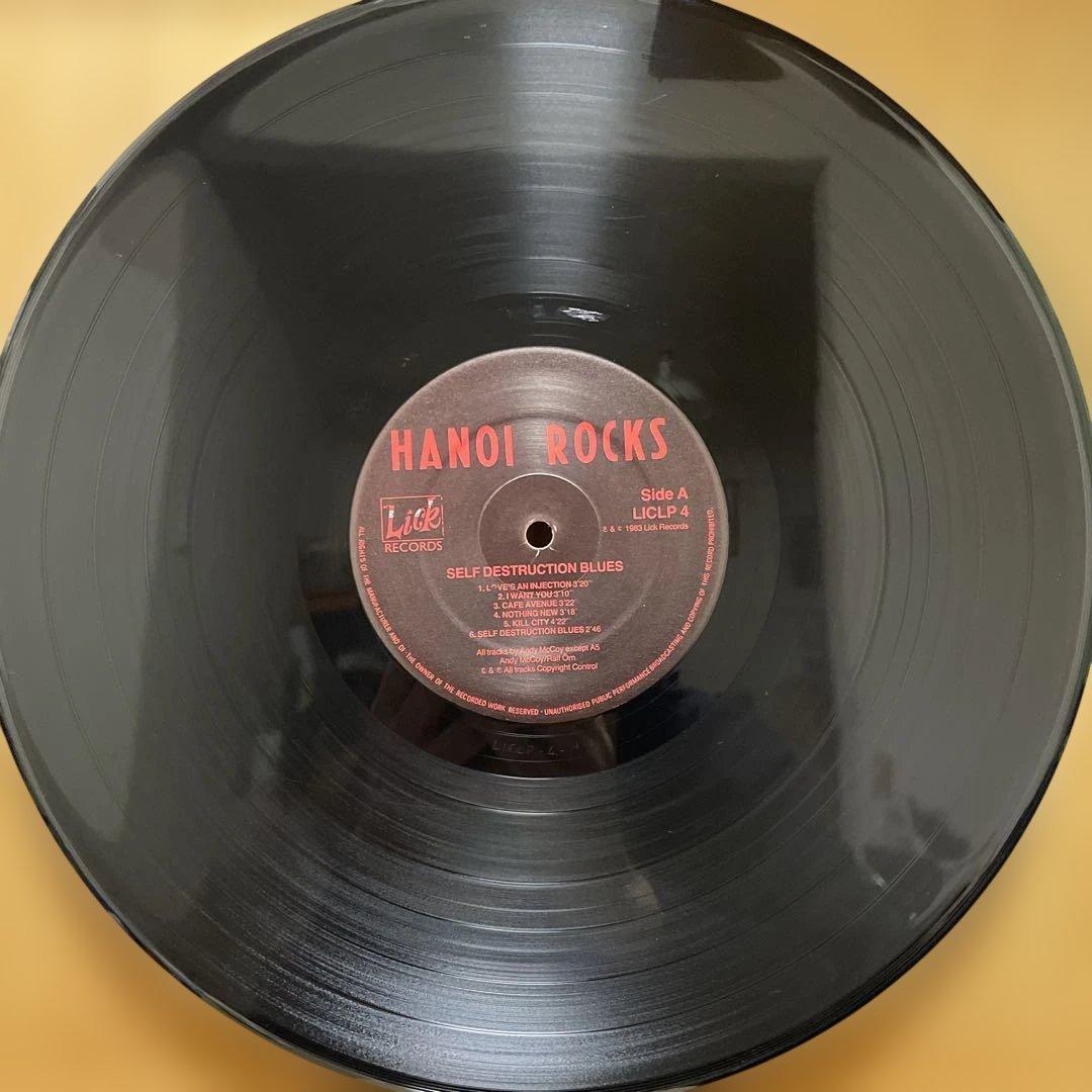 洋楽 HANOI ROCKS SELF DESTRUCTION BLUES LP