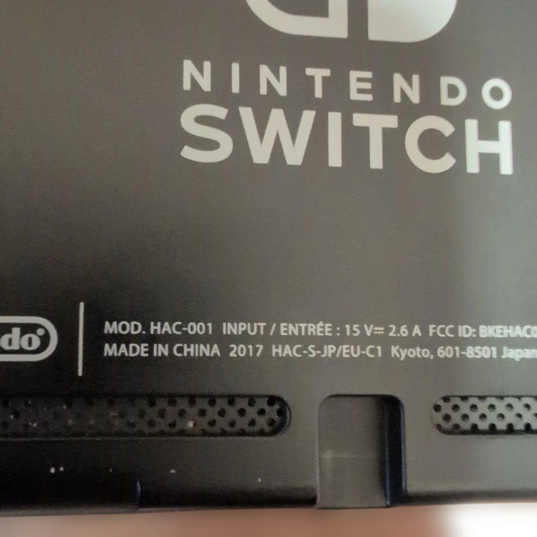 Nintendo Switch モデル：HAC-001