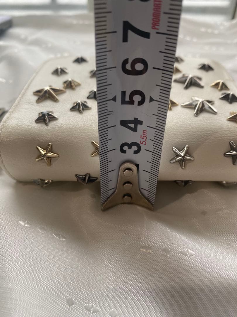 JIMMY CHOO ジミーチュウ 二つ折り財布 /キーケース　セット　白