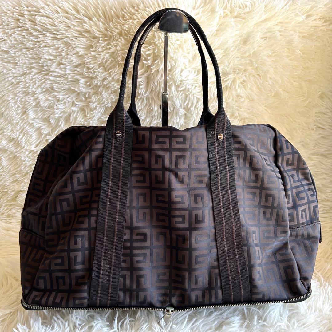 美品✨ジバンシー GIVENCHY ボストンバッグ パッカブル 大容量 総柄