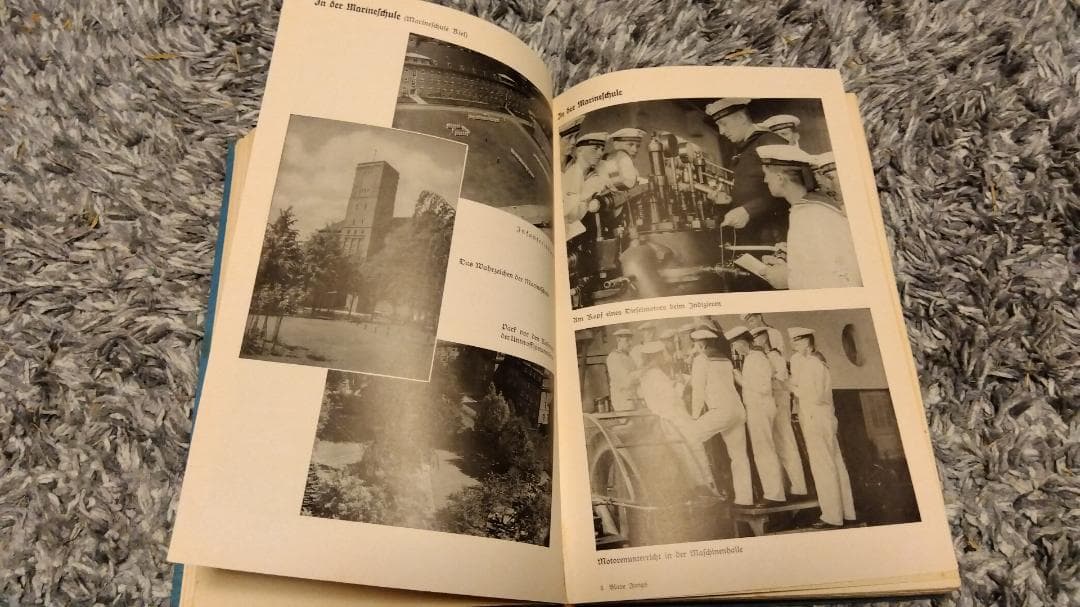 【古書】Blaue Jungs an Kesseln und Maschinen