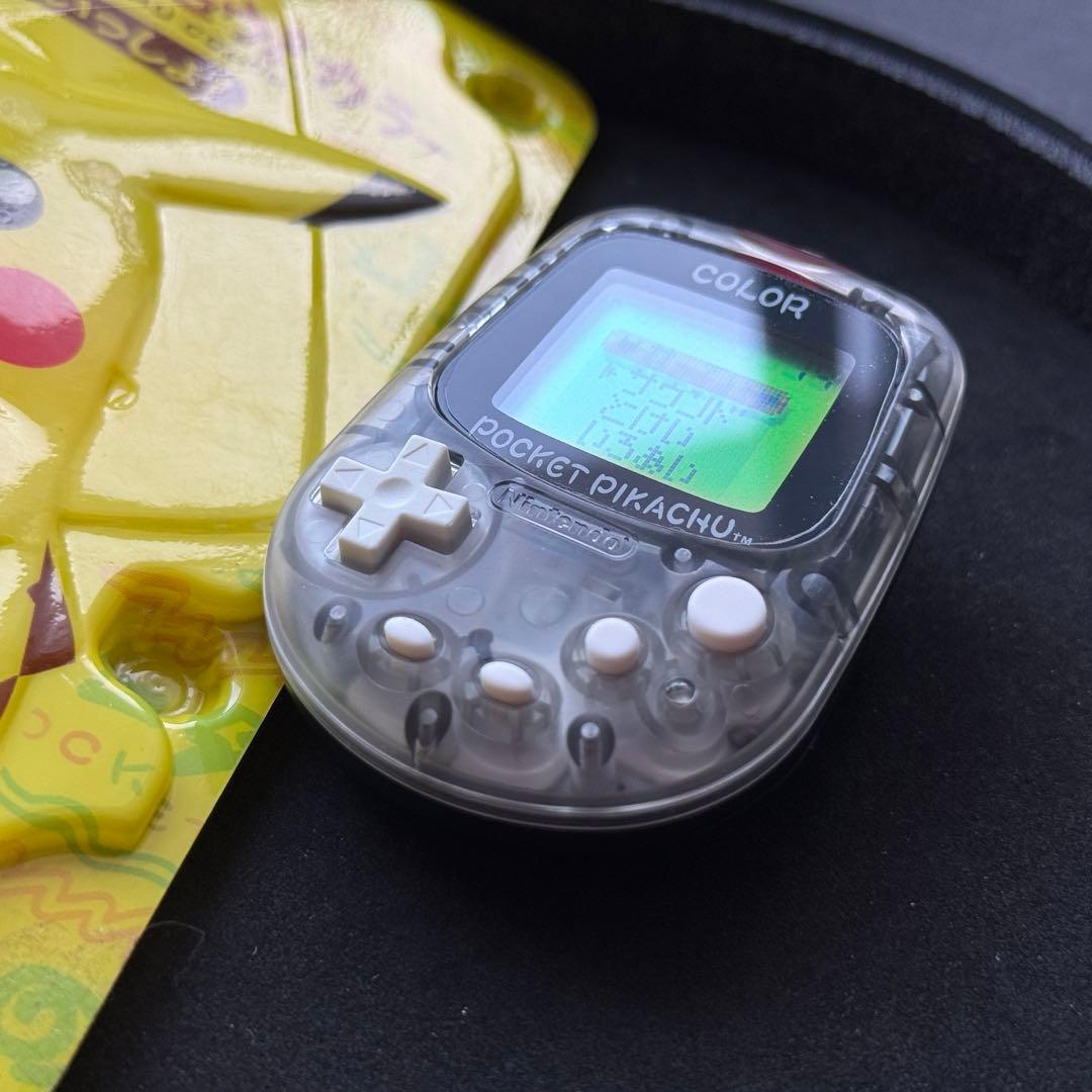 お得極美品！任天堂ポケットピカチュウ！カラー　金・銀といっしょ！動作確認済み