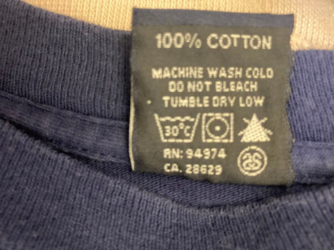 STUSSY Tシャツ 90s 紺タグ USA製　最終値引き