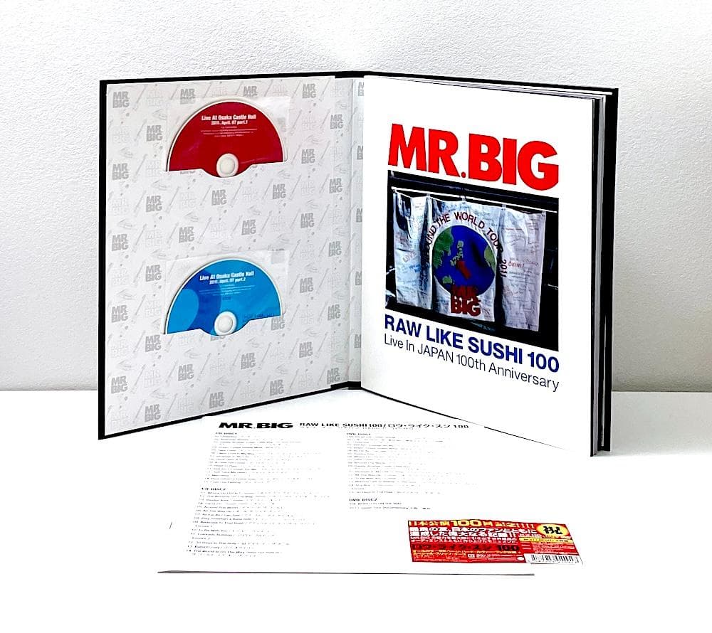 廃盤 限定盤 CD+DVD MR.BIG ロウ・ライク・スシ 100〈4枚組〉