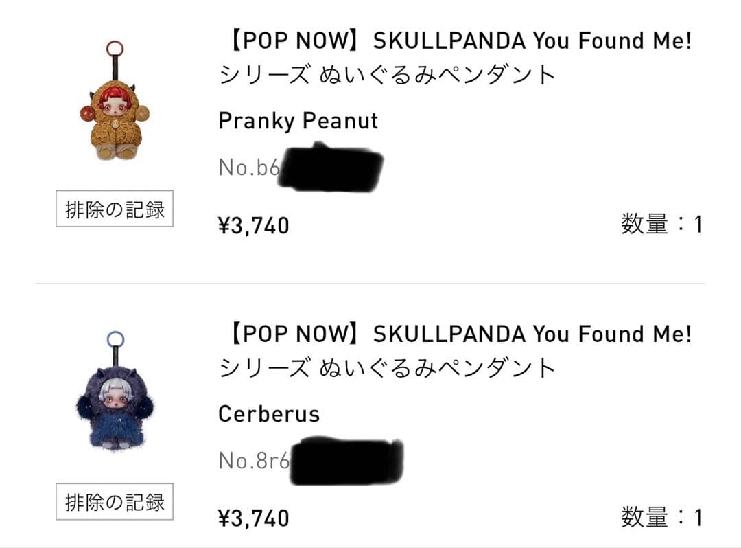 SKullpanda スカルパンダ　You fund me