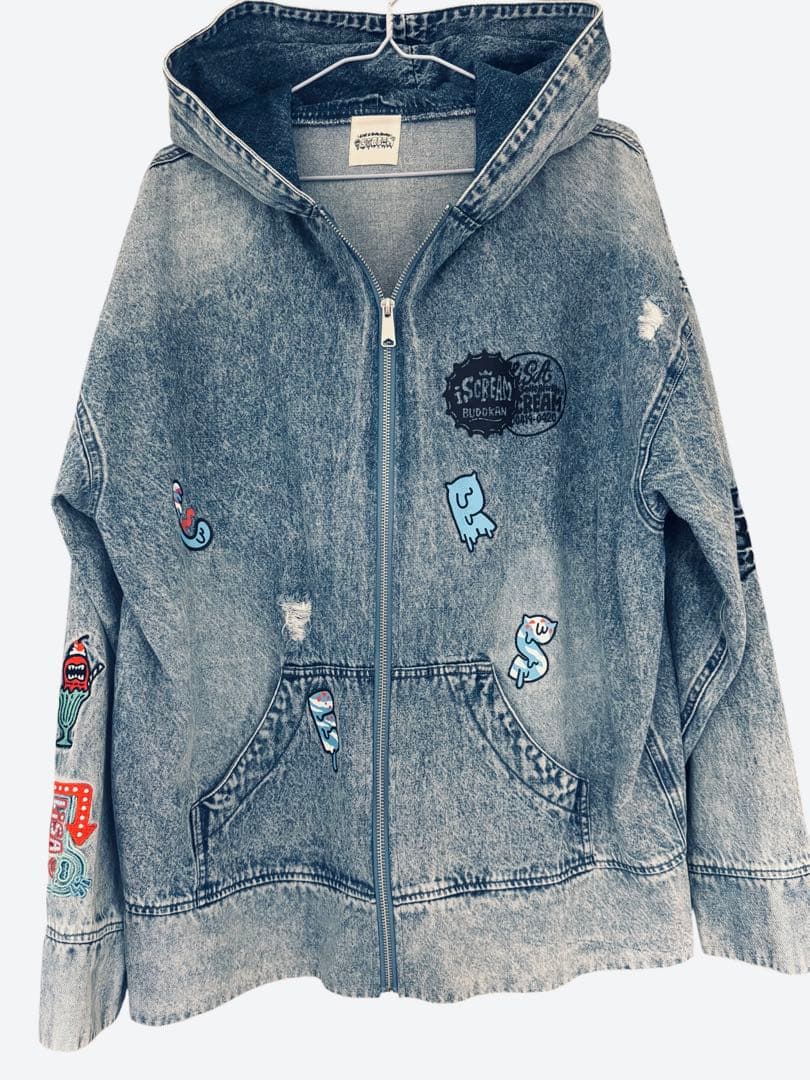 【美品】LiSA iSCREAM デニムパーカー Mサイズ