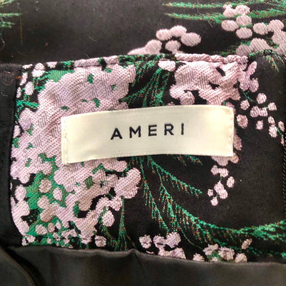 アメリAMERI WISTERIA JACQUARD FLARE SKIRT