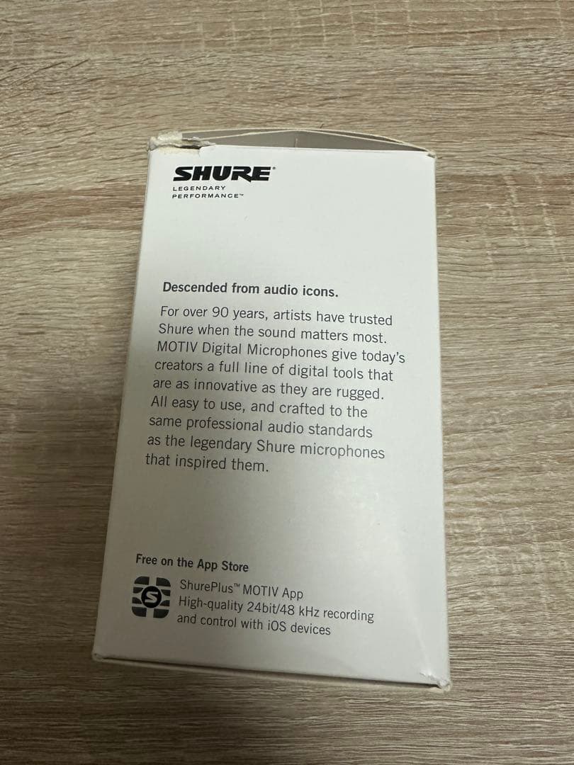 SHURE MV88 デジタルステレオマイク