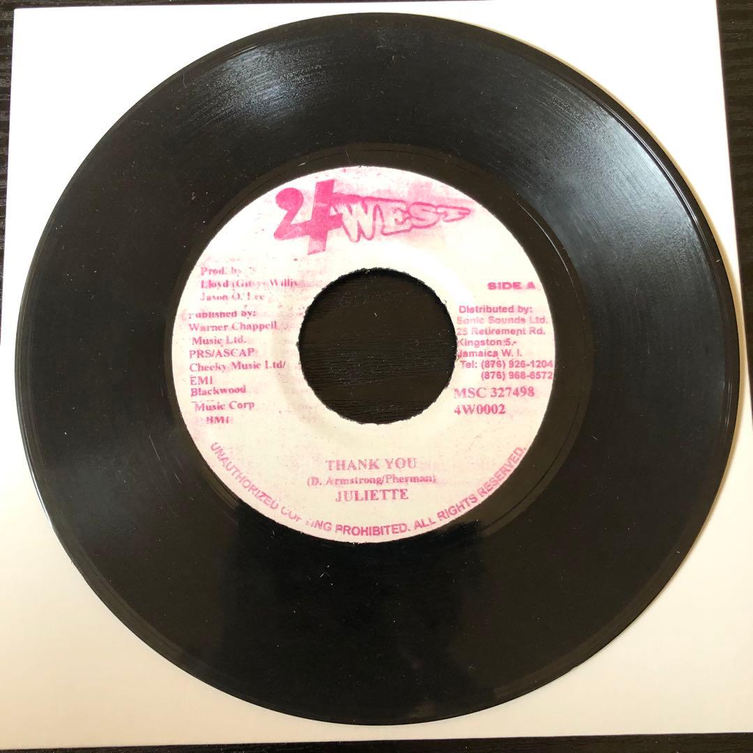 Juliette／Thank You ラヴァーズ・ロック レゲエ レコード