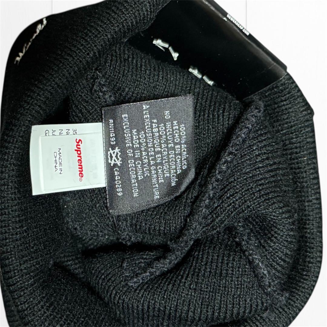 iliSupreme×New Era Box Logo Beanie 黒