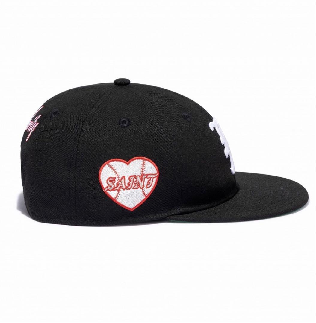 帽子 SAINT Mxxxxxx NEWERA CAP BLACK